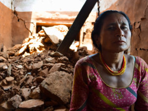 Two Weeks After Quake, Trembling Now Stems from Grief, Fear, Anxiety