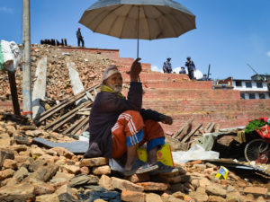 Quake Turned Sacred Icons of Kathmandu to Profane Piles of Rubble and Dust