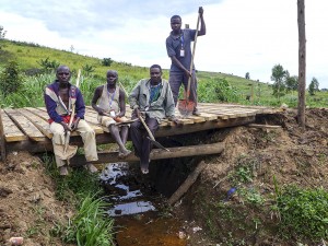 Road Construction Work by Youth Aids Farmers in Moving Produce to Markets